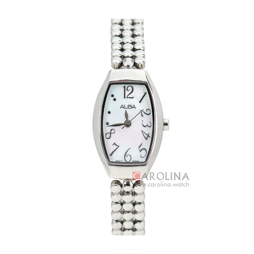 Jam Tangan ALBA AH8259X1 Women Silver Dial Stainless Steel Strap
