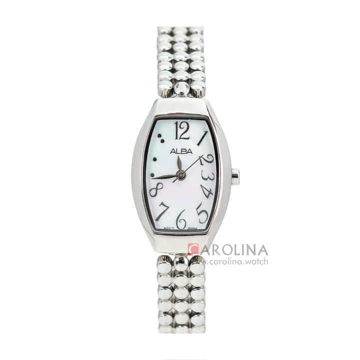 Jam Tangan ALBA AH8259X1 Women Silver Dial Stainless Steel Strap