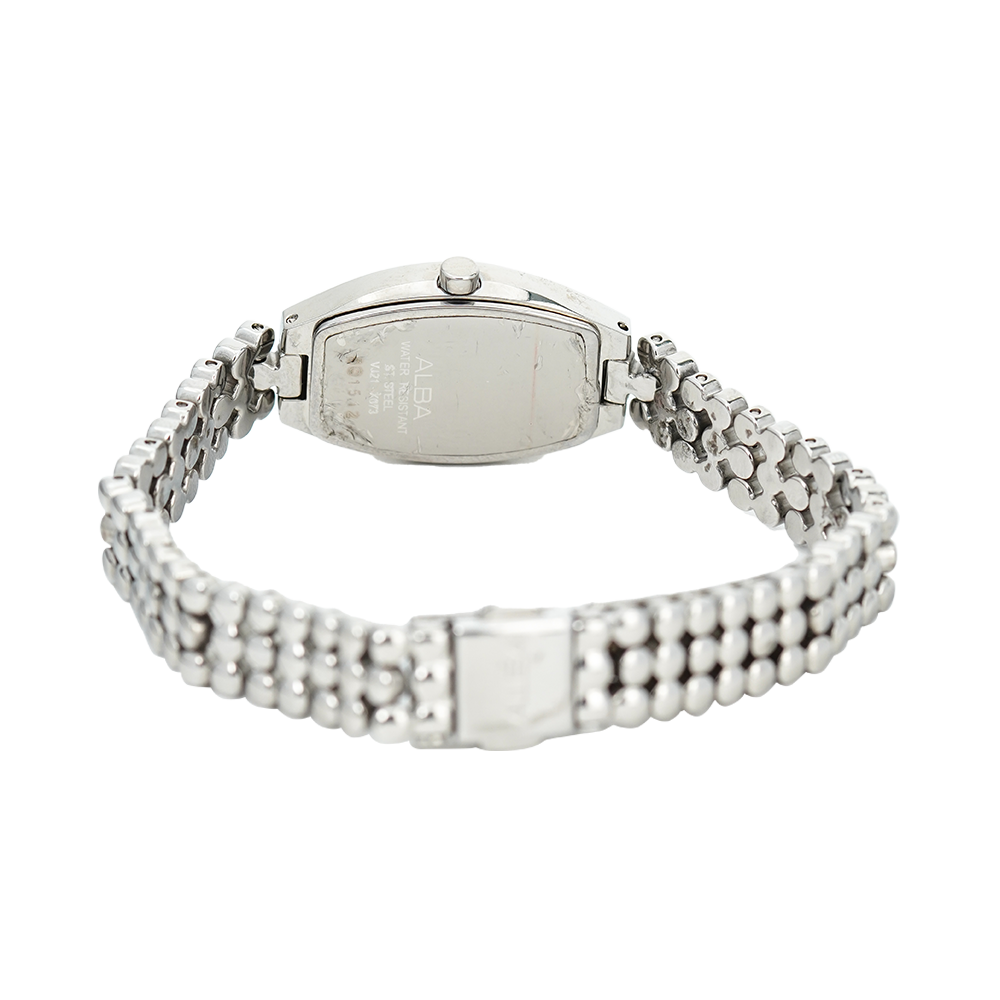 Jam Tangan ALBA AH8259X1 Women Silver Dial Stainless Steel Strap