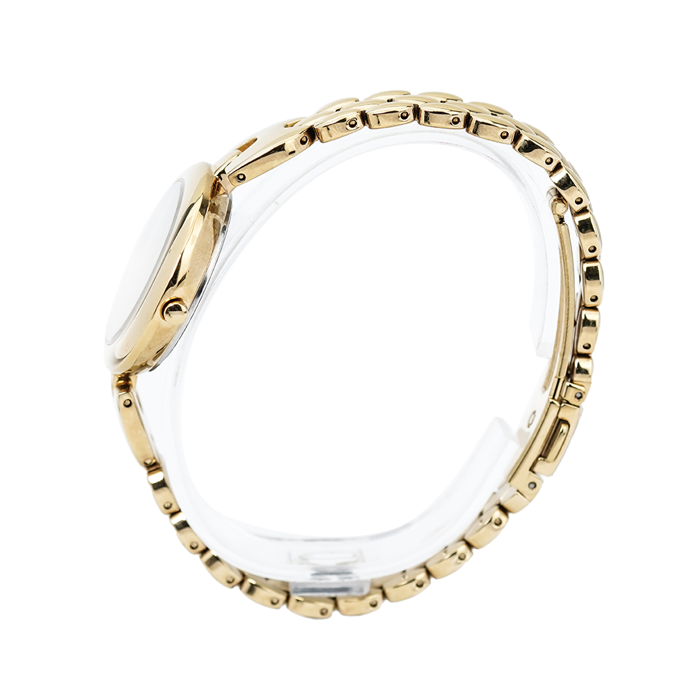 Jam Tangan ALBA AH8332X1 Women Silver Dial Gold Stainless Steel Strap