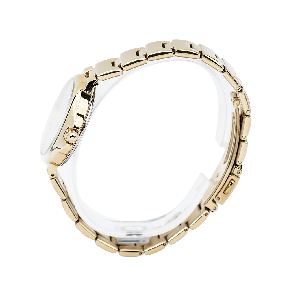 Jam Tangan ALBA AH8424X1 Women Silver Dial Gold Stainless Steel Strap