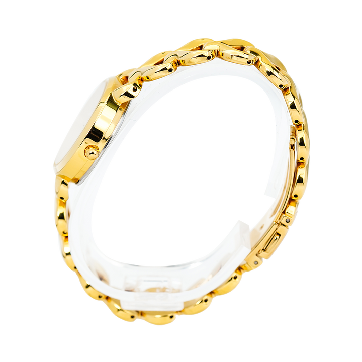 Jam Tangan ALBA AH8436X1 Women Gold Pattern Dial Gold Stainless Steel Strap