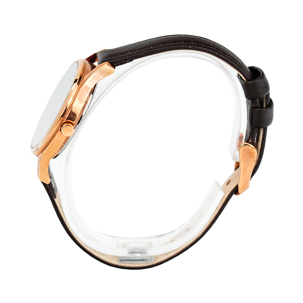 Jam Tangan ALBA Fashion AH8520X1 Women Brown Dial Brown Leather Strap
