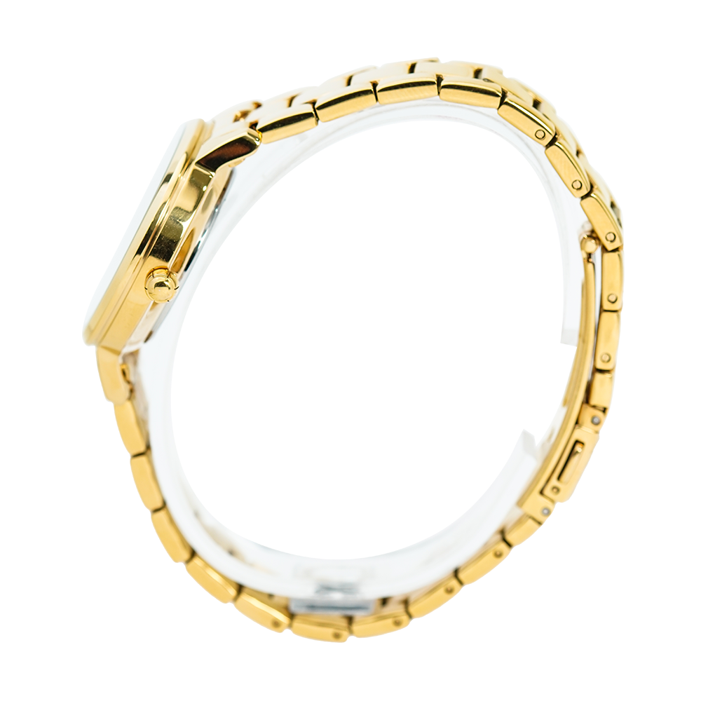 Jam Tangan ALBA Fashion AH8592X1 Women Gold Dial Gold Stainless Steel Strap