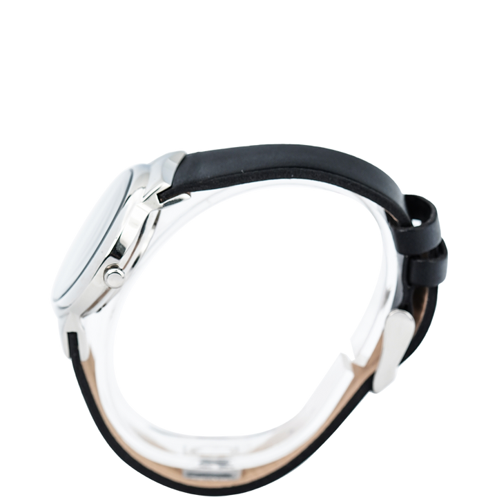 Jam Tangan ALBA Fashion AH8625X1 Women Black Dial Black Leather Strap