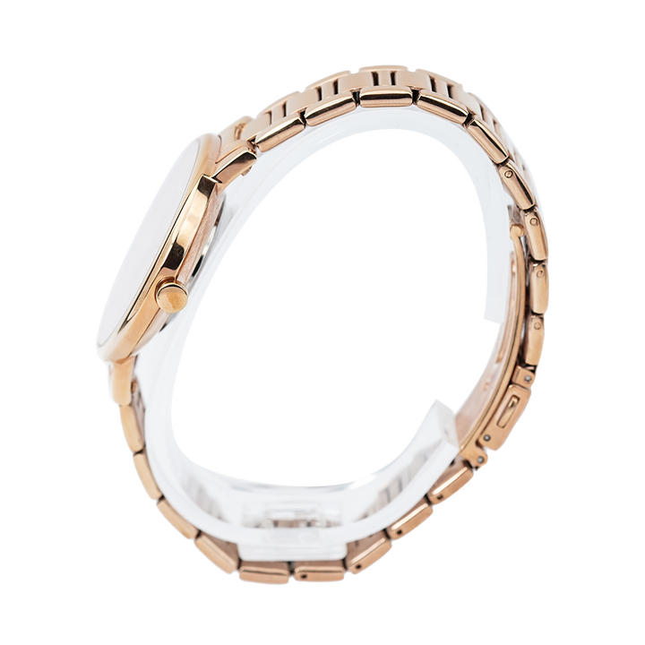 Jam Tangan ALBA Fashion AH8658X1 Women Rose Gold Dial Rose Gold Stainless Steel Strap