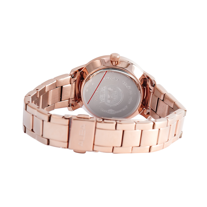 Jam Tangan ALBA AH8908X1 Women Rose Gold Dial Rose Gold Stainless Steel Strap