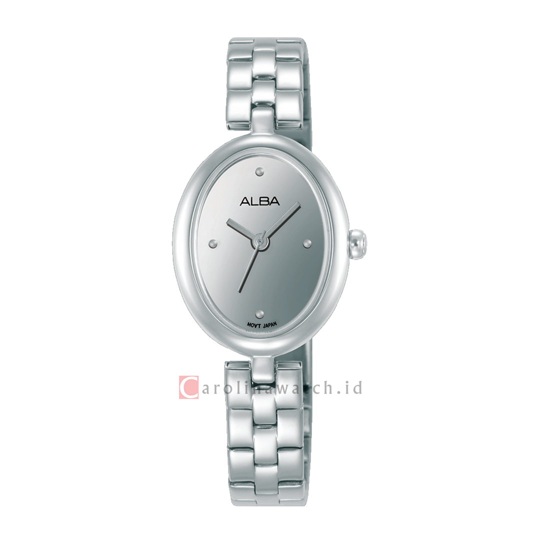 Jam Tangan AH8921X1 Women Silver Polished Dial Stainless Steel Strap