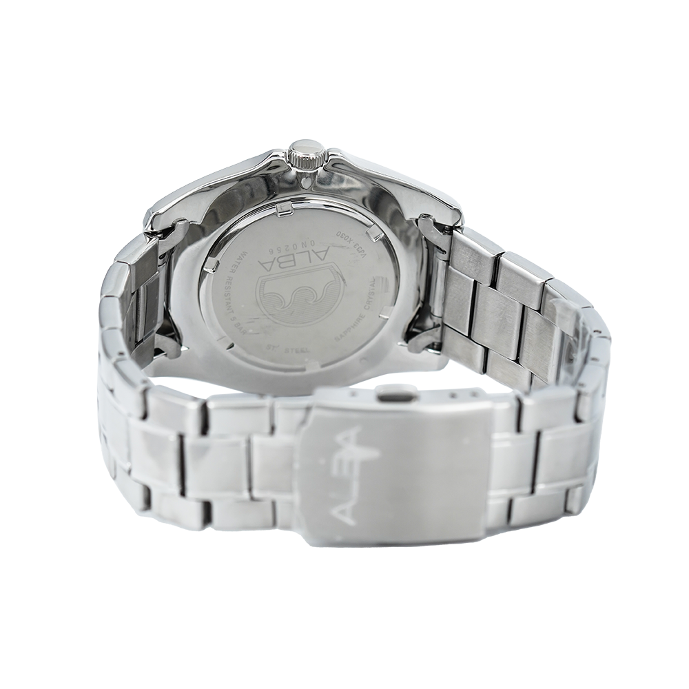 Jam Tangan ALBA Prestige AJ6103X1 Men Silver Dial Stainless Steel Strap