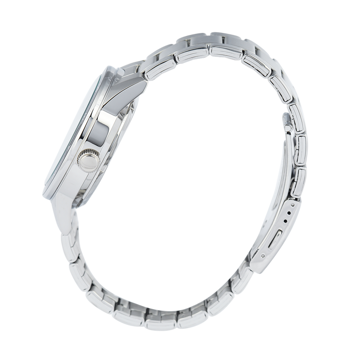 Jam Tangan ALBA Mechanical AL4599X1 Men White Dial Stainless Steel Strap