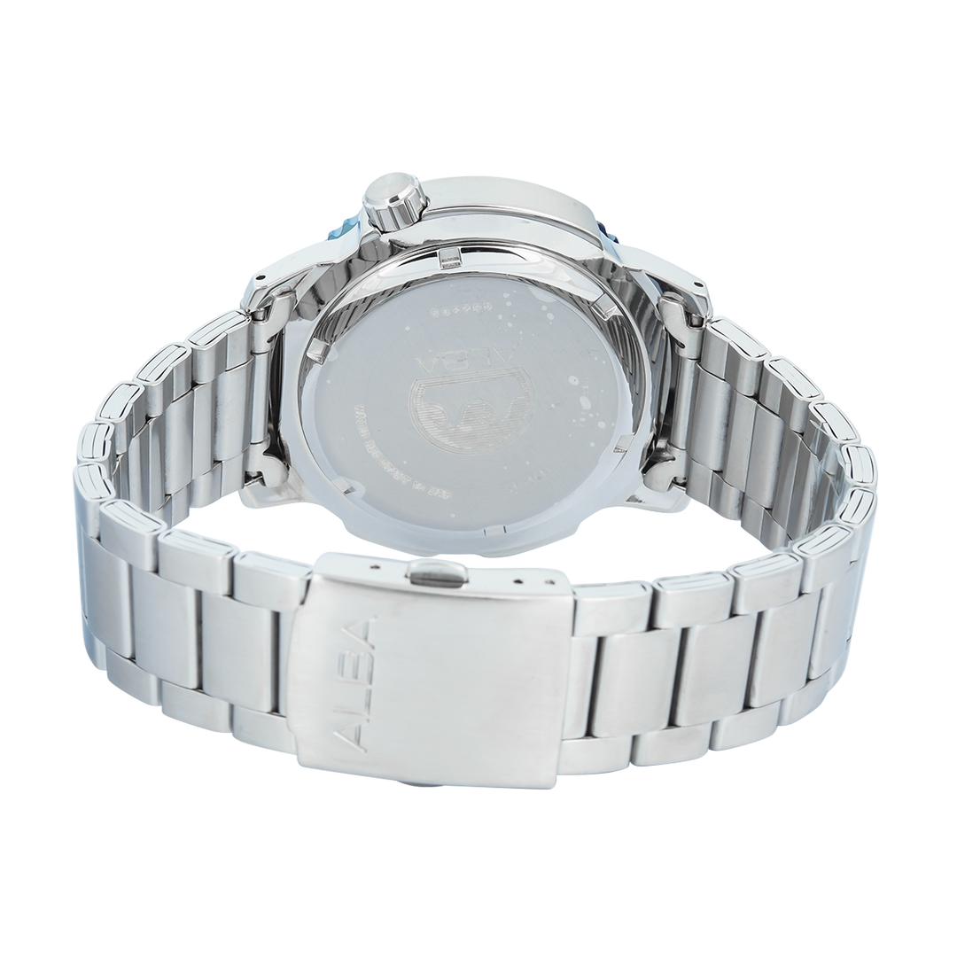 Jam Tangan ALBA Mechanical AL4629X1 Automatic Men Blue Dial Stainless Steel Strap