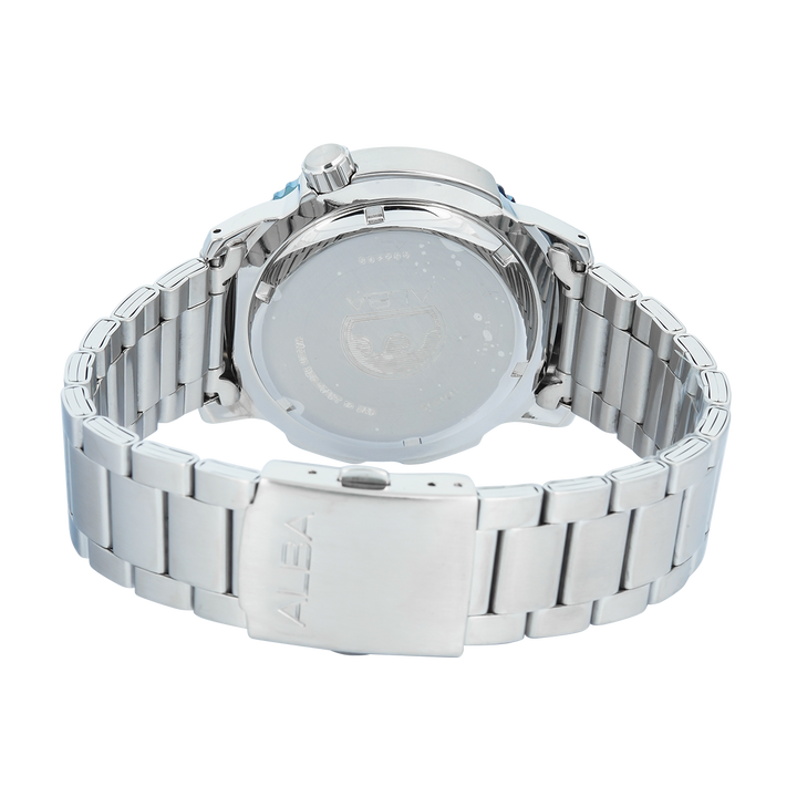 Jam Tangan ALBA Mechanical AL4629X1 Automatic Men Blue Dial Stainless Steel Strap