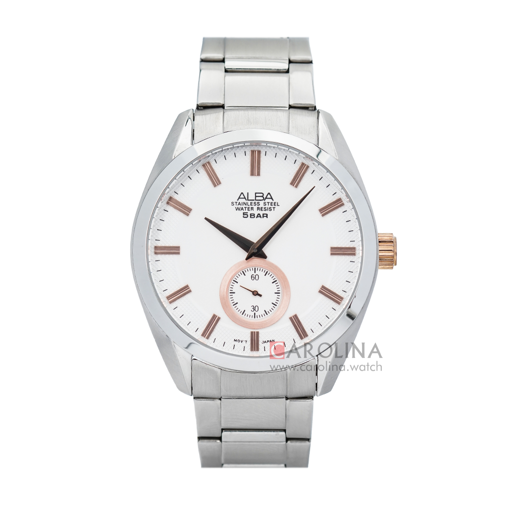 Jam Tangan ALBA AN4039X1 Women White Dial Stainless Steel Strap