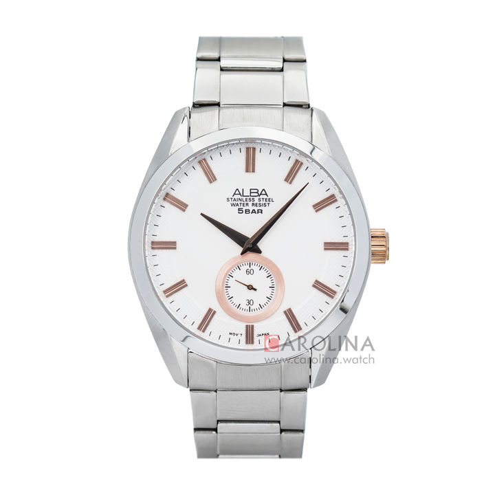 Jam Tangan ALBA AN4039X1 Women White Dial Stainless Steel Strap