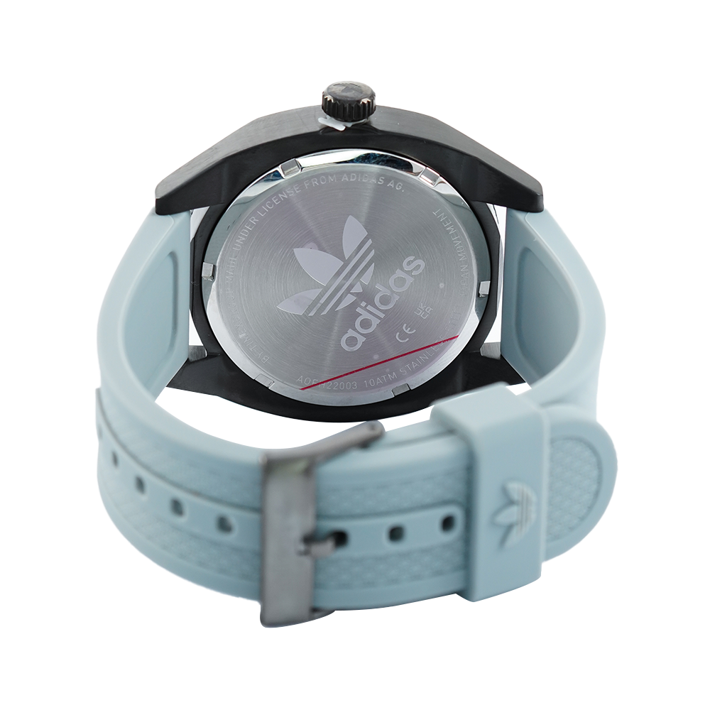 Jam Tangan Adidas AOFH22003 Men Iceberg Blue Dial Iceberg Blue Rubber Strap