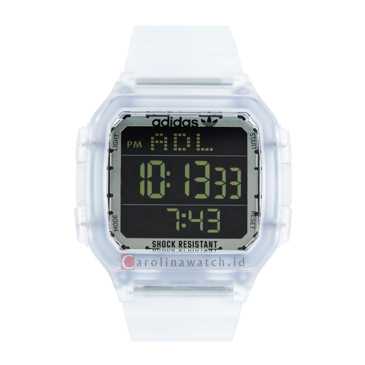 adidas transparent watch