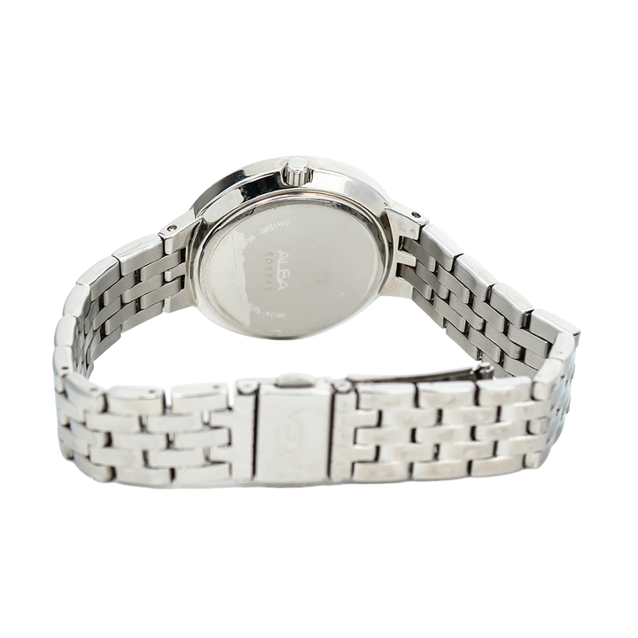 Jam Tangan ALBA Fashion AP6463X1 Women Mother of Pearl Dial Stainless Steel Strap