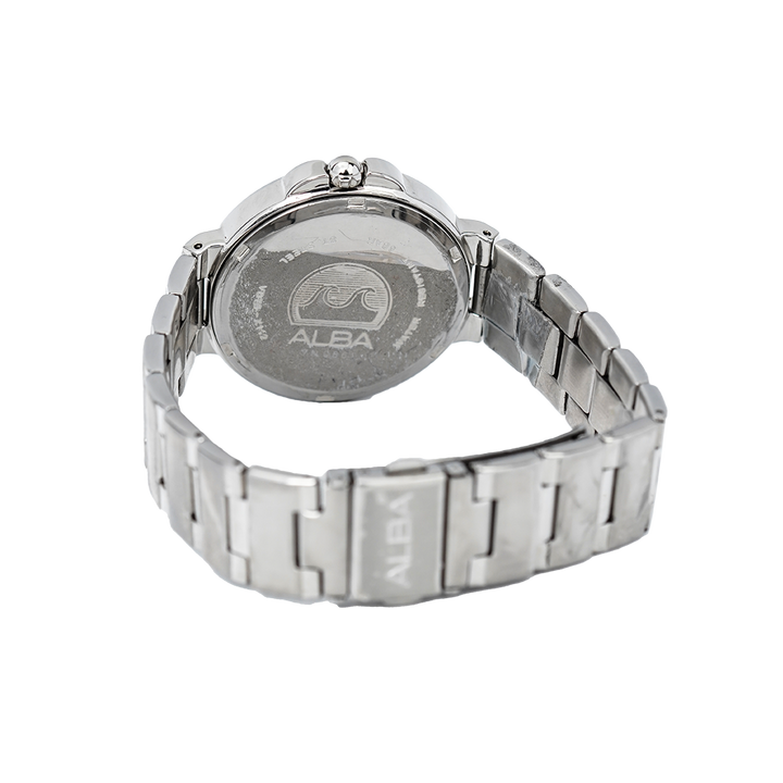 Jam Tangan ALBA AP6577X1 Women Silver Dial Stainless Steel Strap