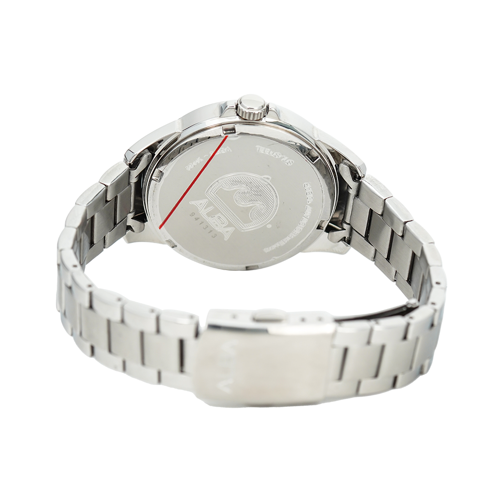 Jam Tangan Alba Fashion AP6635X1 Women Black Dial Stainless Steel Strap