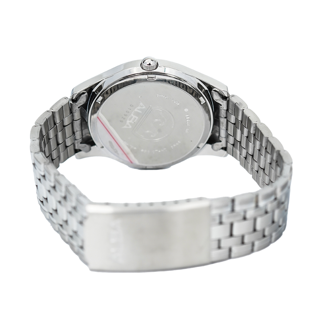 Jam Tangan ALBA Prestige ARSY19X1 Men Black Dial Stainless Steel Strap