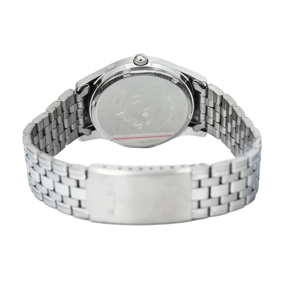 Jam Tangan ALBA ARSY21X1 Men Silver Dial Stainless Steel Strap
