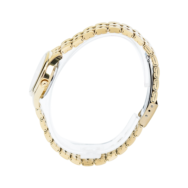 Jam Tangan Alba ARSY24X1 Men White Dial Gold Stainless Steel Strap