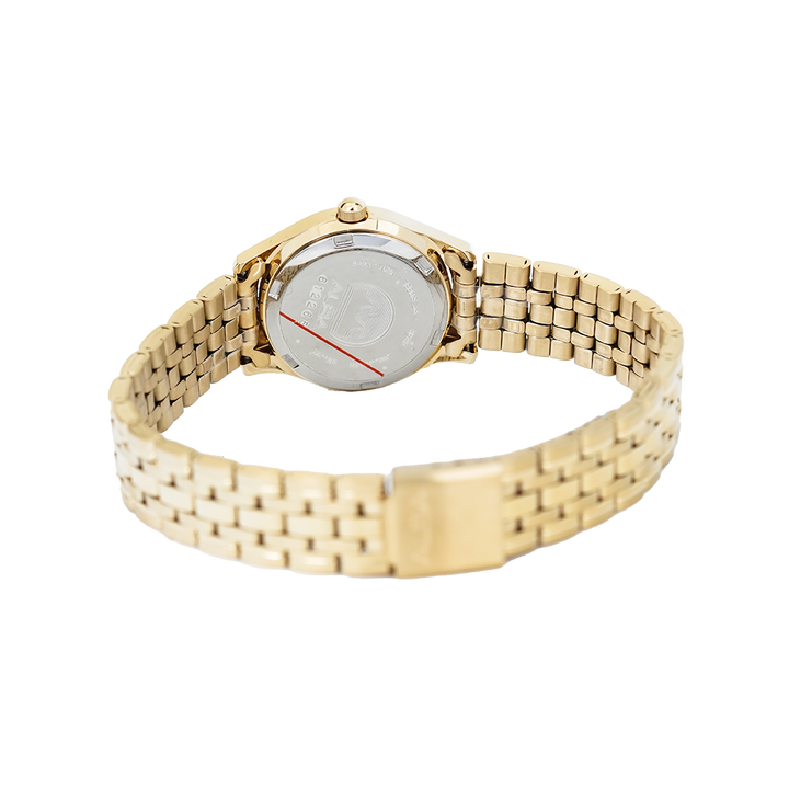 Jam Tangan Alba ARSY24X1 Men White Dial Gold Stainless Steel Strap