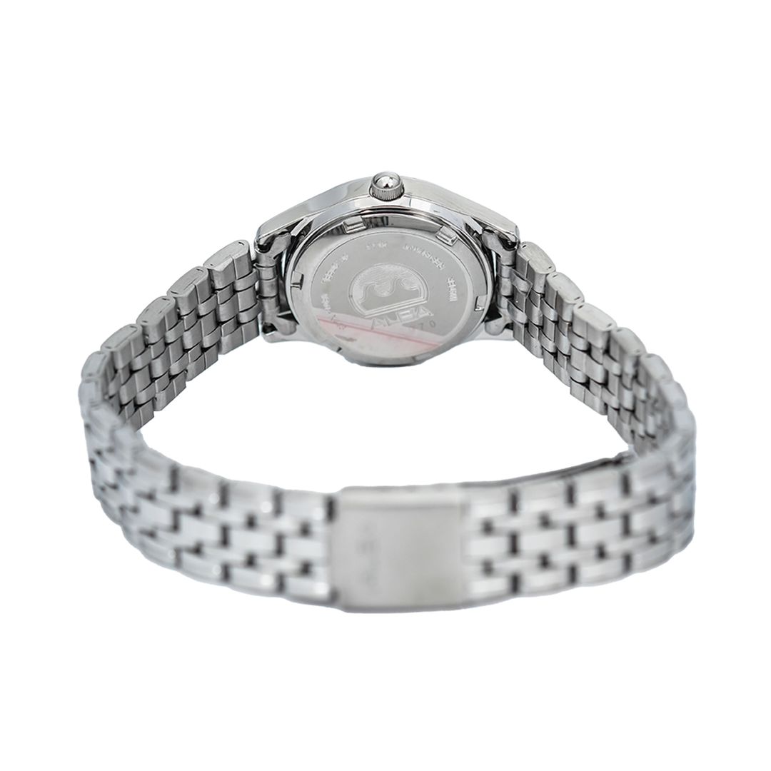Jam Tangan ALBA ARSY35X1 Women Black Dial Stainless Steel Strap