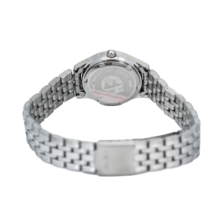Jam Tangan ALBA ARSY35X1 Women Black Dial Stainless Steel Strap