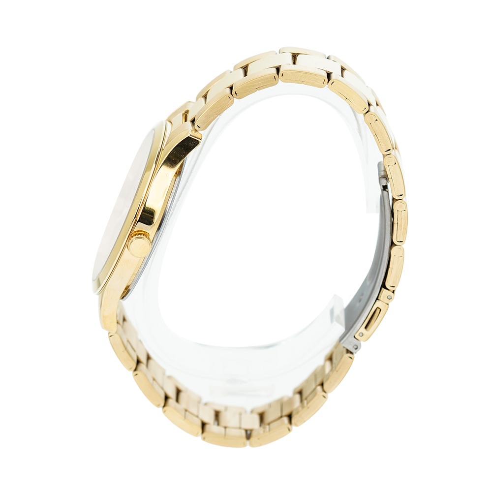 Jam Tangan ALBA Prestige ARSZ02X1 Men Gold Dial Gold Stainless Steel Strap