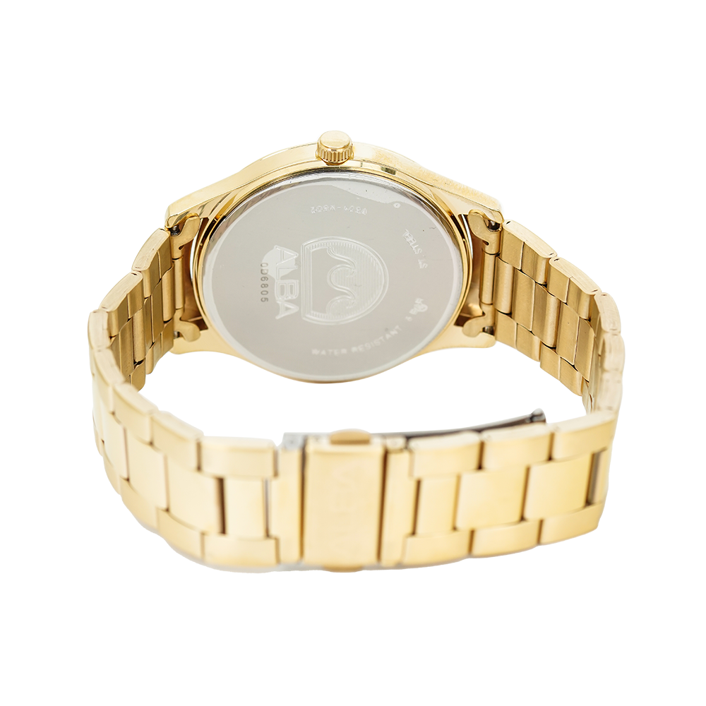 Jam Tangan ALBA Prestige ARSZ02X1 Men Gold Dial Gold Stainless Steel Strap