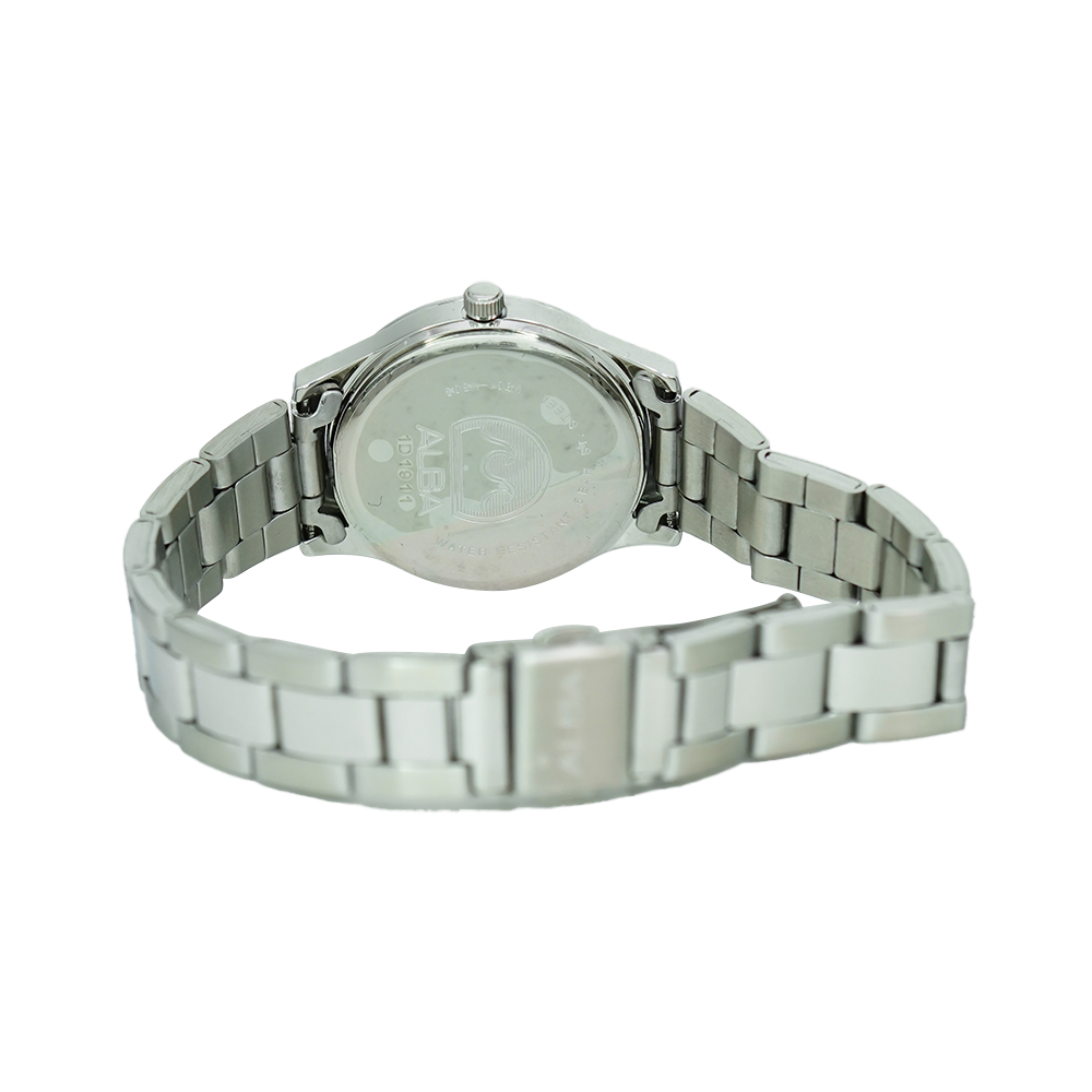 Jam Tangan Alba Prestige ARSZ17X1 Women Blue Dial Stainless Steel Strap