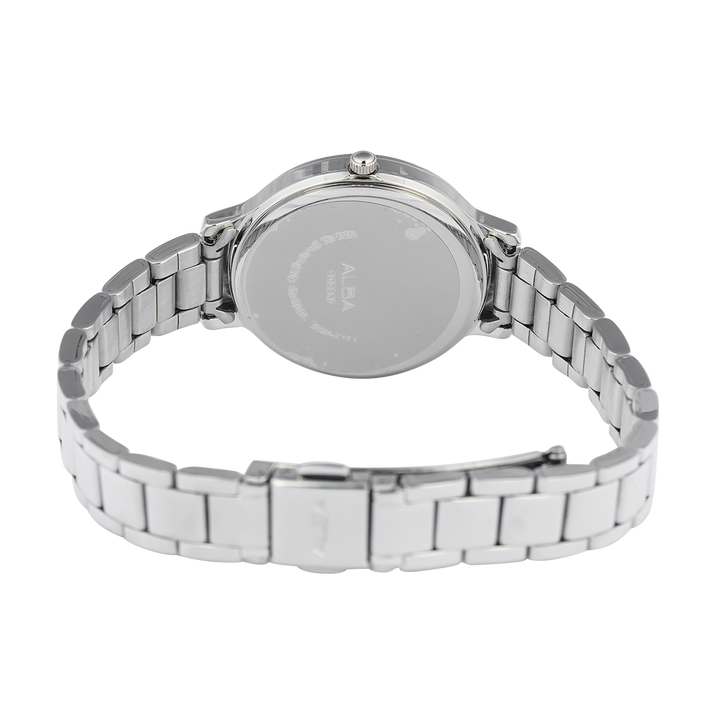 Jam Tangan ALBA Fashion ARX151X1 Women Light Blue Dial Stainless Steel Strap