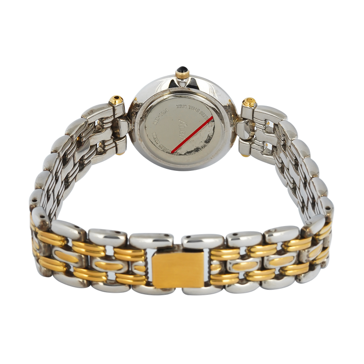 Jam Tangan ALBA ARYJ62X1 Women White Dial Dual Tone Stainless Steel Strap