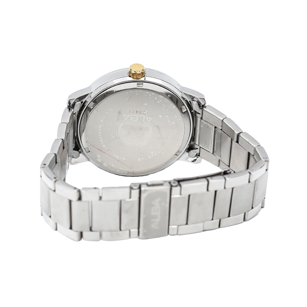 Jam Tangan ALBA Prestige AS9525X1 Men Silver Dial Stainless Steel Strap