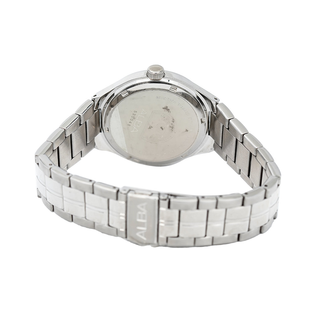 Jam Tangan Alba Prestige AS9779X1 Men Silver Dial Stainless Steel