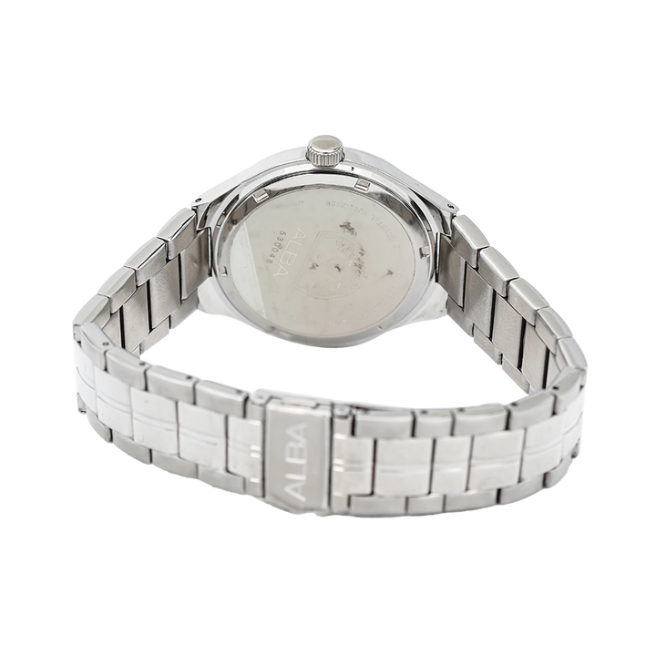 Jam Tangan Alba Prestige AS9779X1 Men Silver Dial Stainless Steel