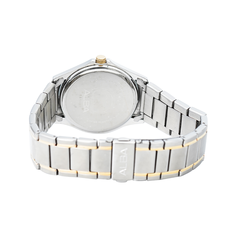 Jam Tangan Alba Prestige AS9952X1 Men Silver Dial Stainless Steel Strap