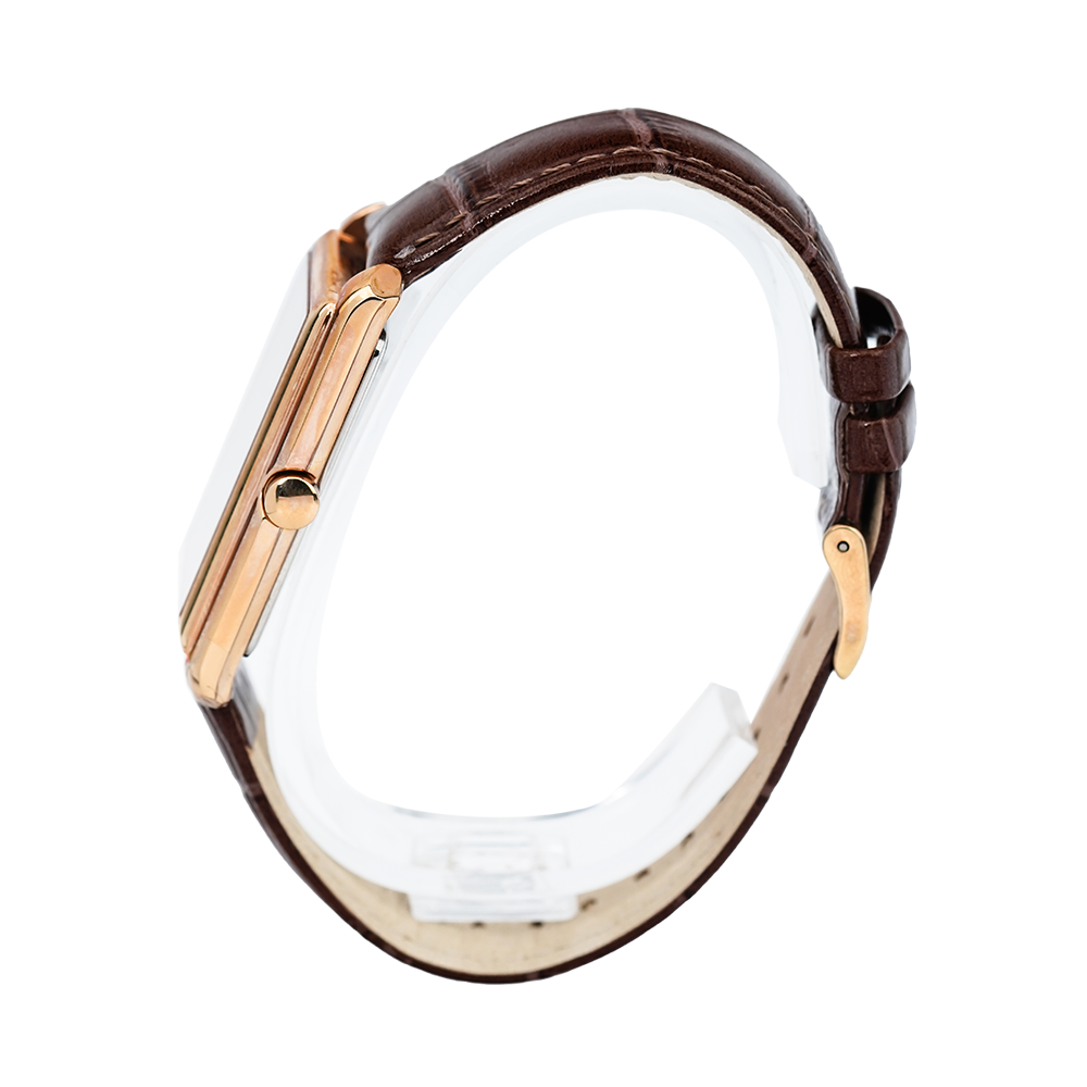 Jam Tangan Alba Fashion AS9B60X1 Women Silver Dial Brown Leather Strap