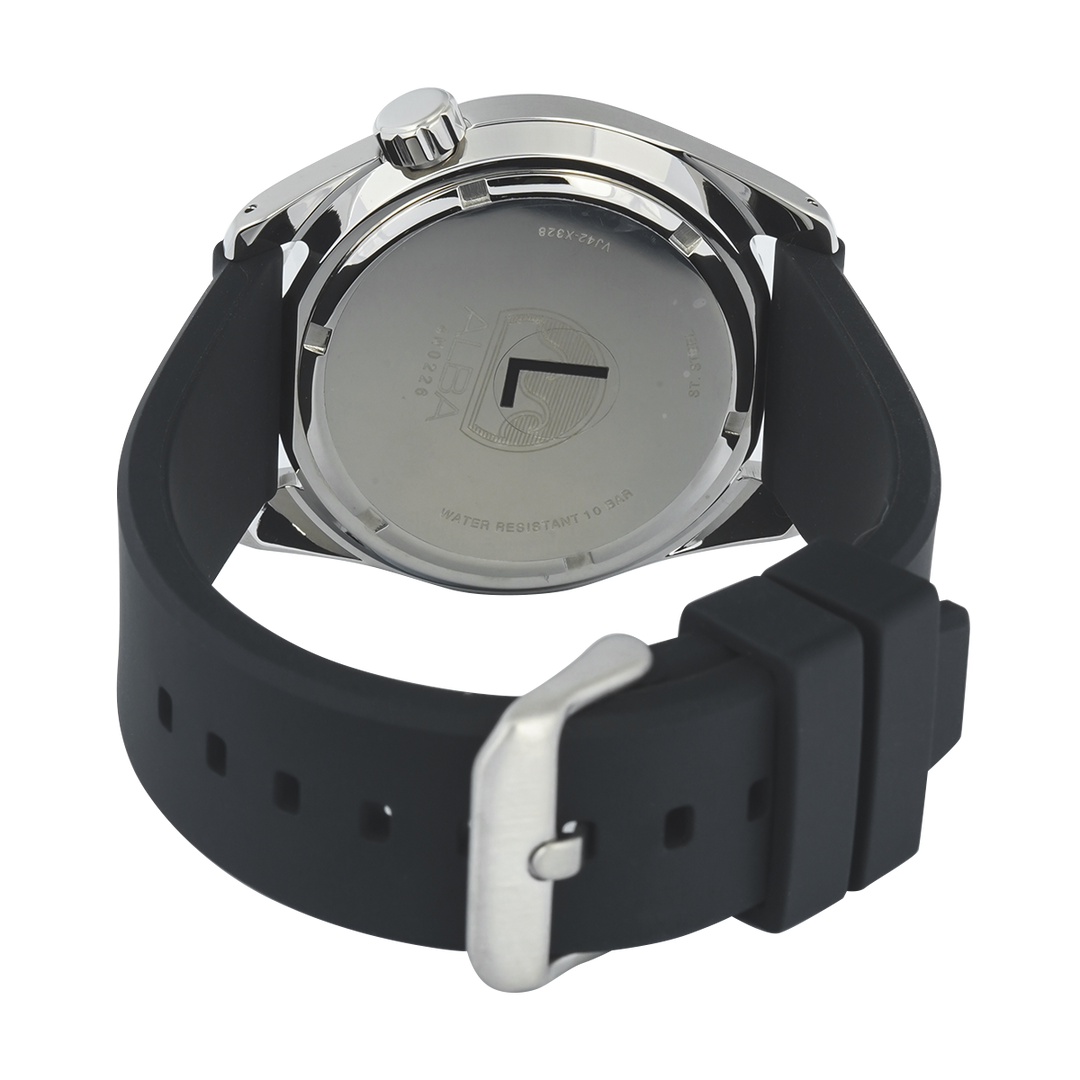 Jam Tangan ALBA Active AS9P07X1 Men Green Dial Black Rubber Strap