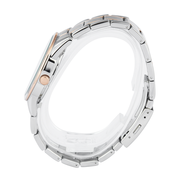 Jam Tangan ALBA Active AS9T50X1 Men Silver White Patterned Dial Stainless Steel Strap