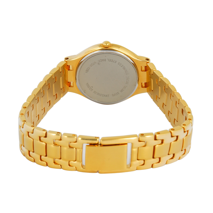 Jam Tangan ALBA ATA82GX1 Women White Dial Gold Stainless Steel Strap