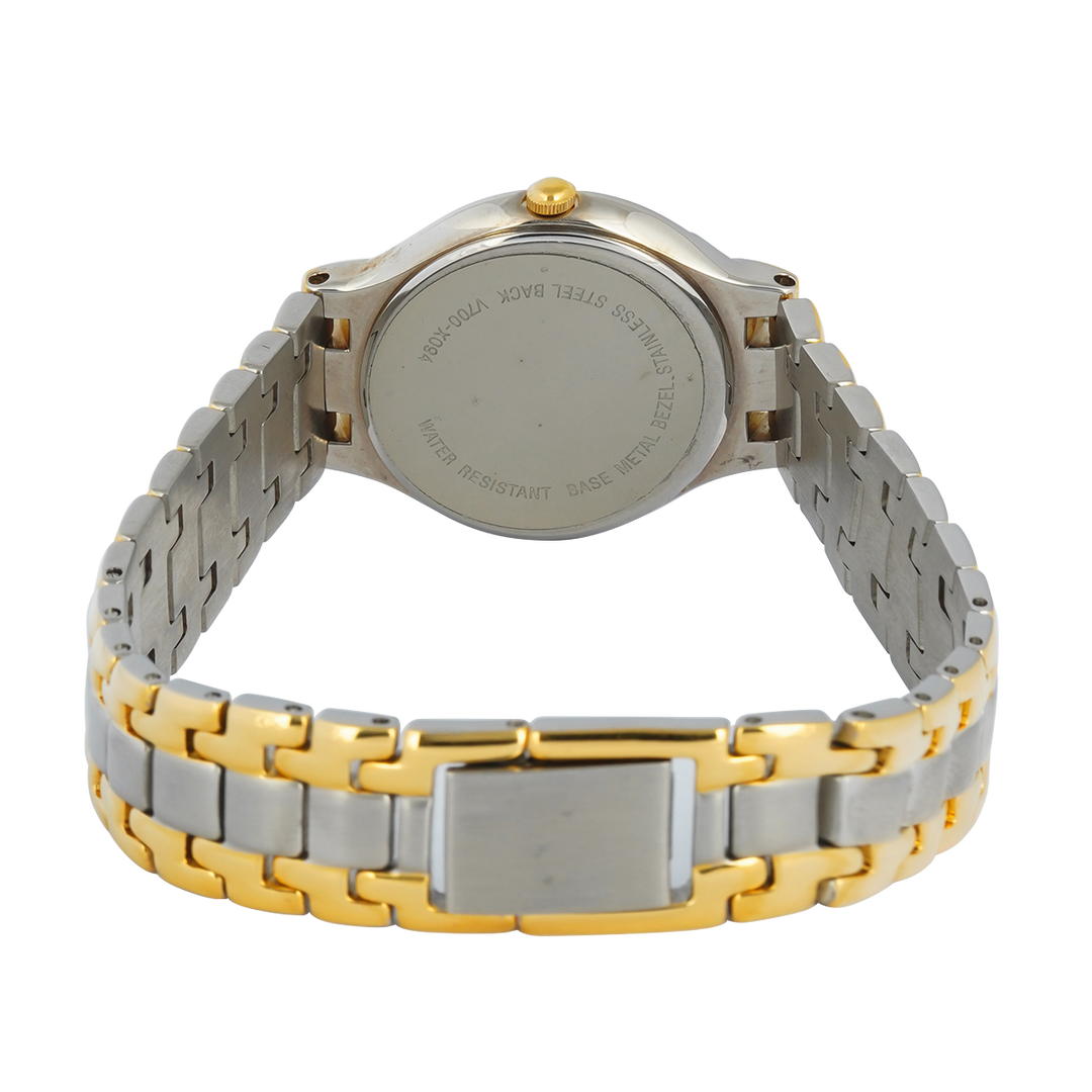 Jam Tangan ALBA ATA84GX1 Women Analog Dial Dual Tone Stainless Steel Strap