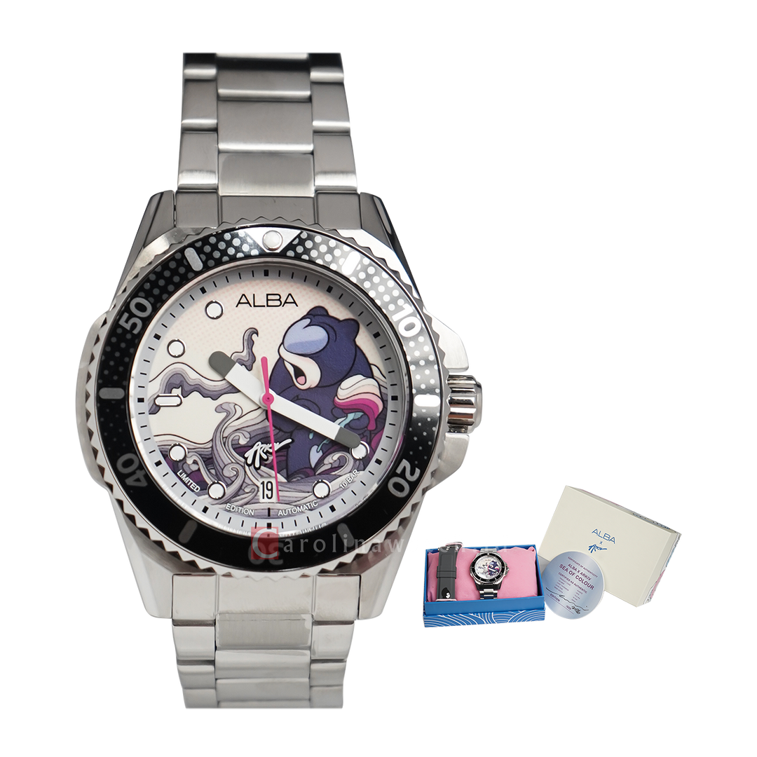 Jam Tangan Alba x Arkiv AU4079X1 Men Sea Of Colour Automatic Limited Edition