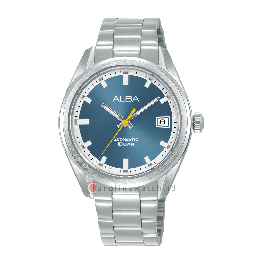 Jam Tangan Alba AU4097X1 Men Blue Dial Stainless Steel Strap