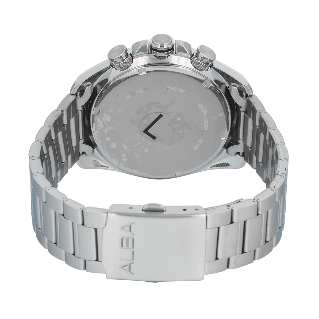 Jam Tangan Alba Signa AX7013X1 Men Green Dial Stainless Steel Strap