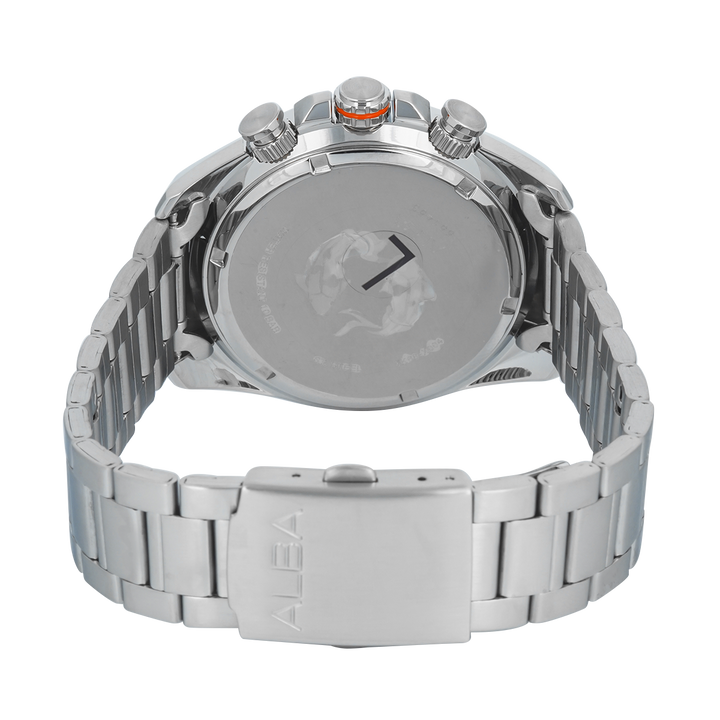 Jam Tangan Alba Signa AX7017X1 Men Black Dial Stainless Steel Strap