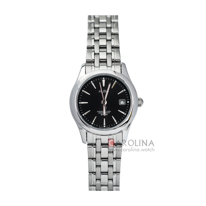 Jam Tangan ALBA Fashion AXT859X1 Women Black Dial Stainless Steel Strap