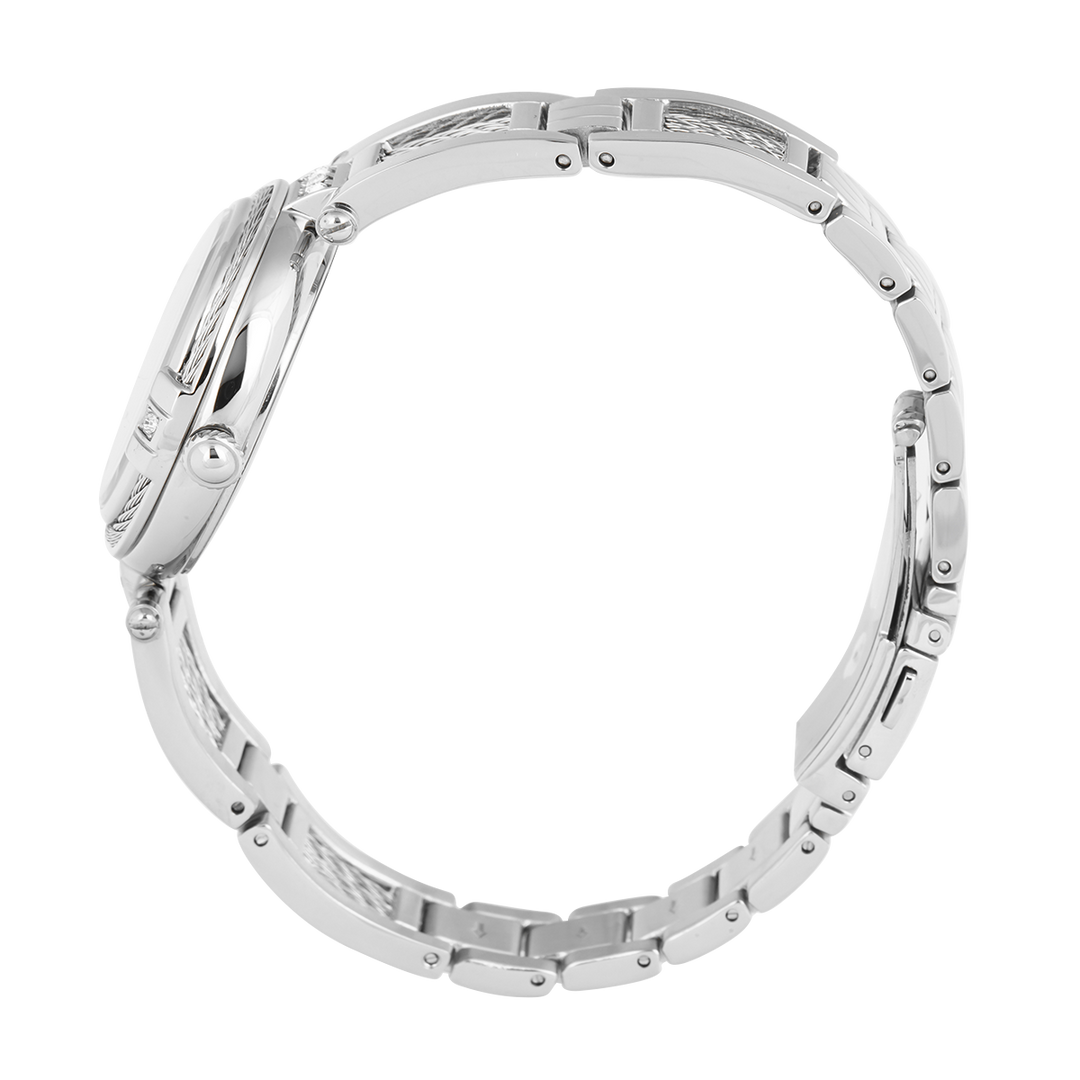 Jam Tangan BONIA Elegance B10849-2377S Women Rose Pink Dial Stainless Steel Band