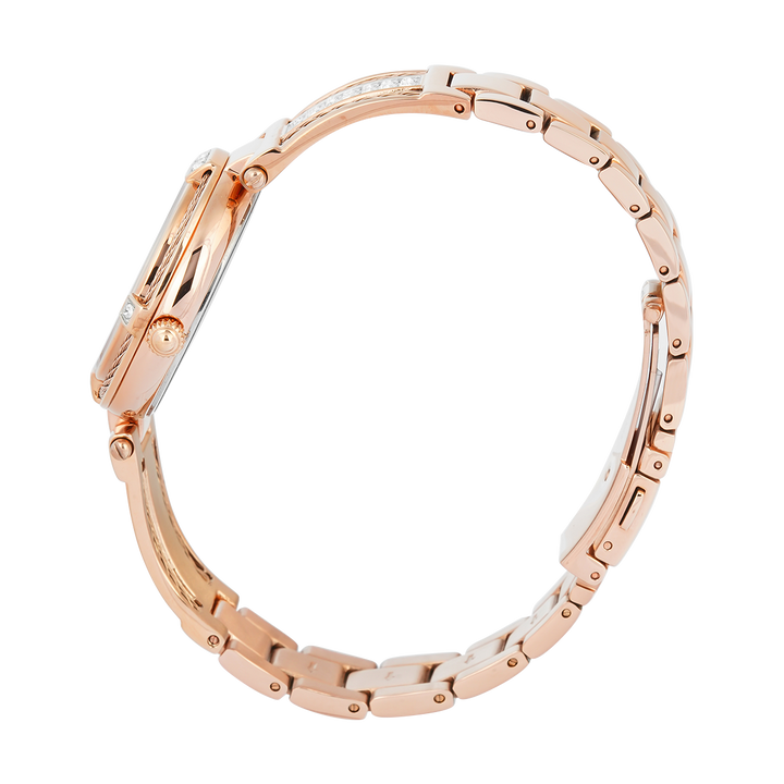 Jam Tangan BONIA B10850-2567S Women Gold Dial Rose Gold Stainless Steel Strap